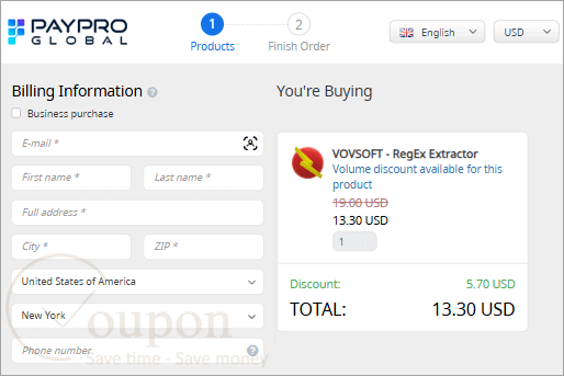 Vovsoft Regex Extractor Coupon Code