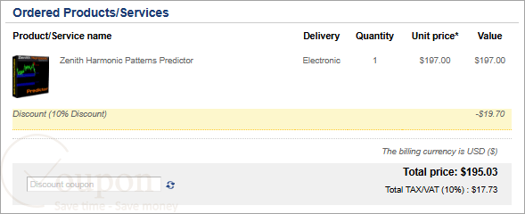 Zenith Harmonic Patterns Predictor Coupon Code