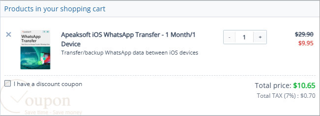 Apeaksoft Ios Whatsapp Transfer Coupon Code