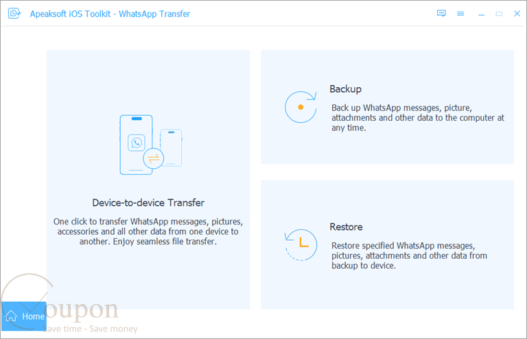 Apeaksoft Ios Whatsapp Transfer Screenshot