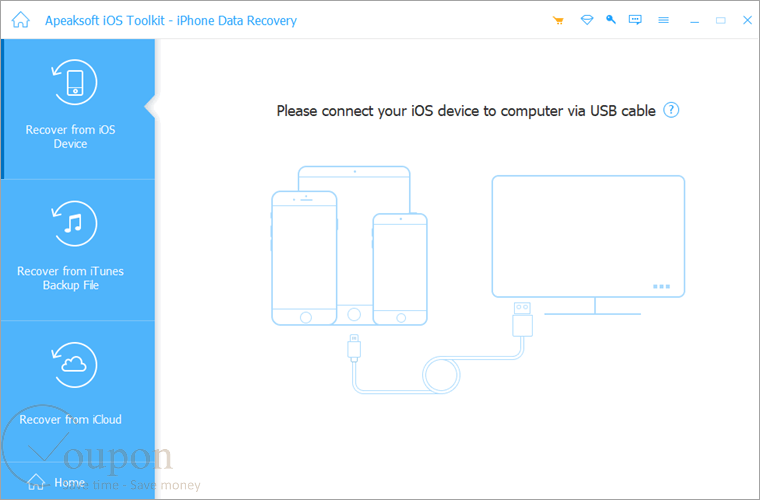 Apeaksoft Iphone Data Recovery Screenshot