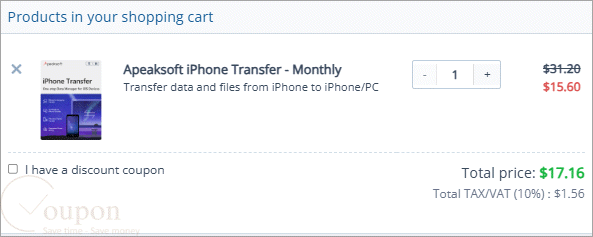 Apeaksoft Iphone Transfer Coupon Codes