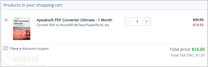 Apeaksoft Pdf Converter Ultimate Coupon Code
