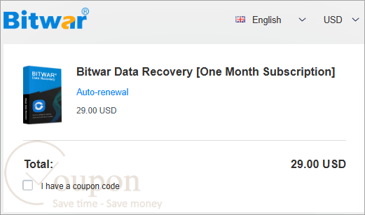 Bitwar Data Recovery Coupon Code