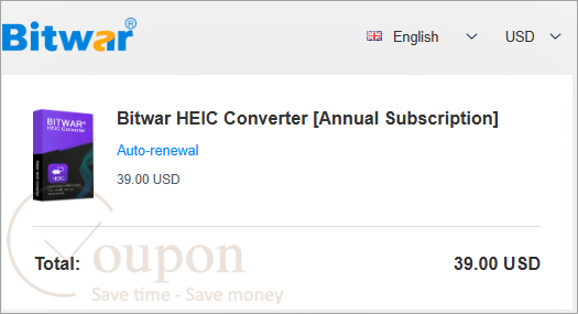 Bitwar Heic Converter Coupon Code