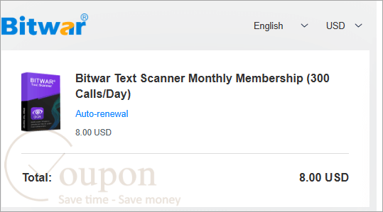Bitwar Text Scanner Coupon Code