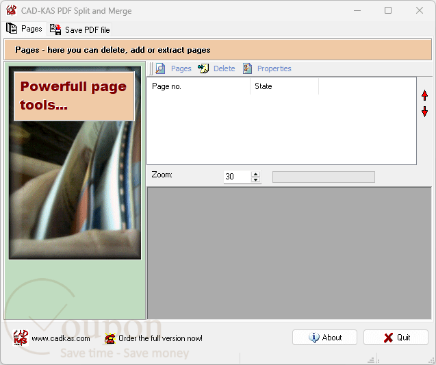 Cad Kas Pdf Split And Merge Screenshot