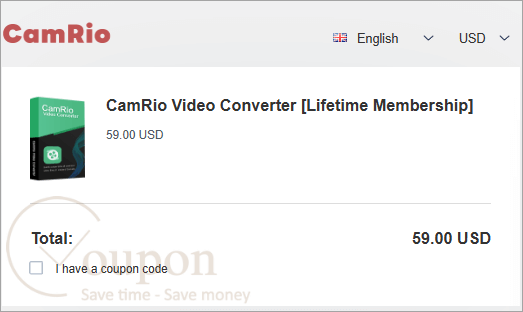 Camrio Video Converter Coupon Code