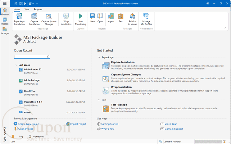 Emco Msi Package Builder Screenshot