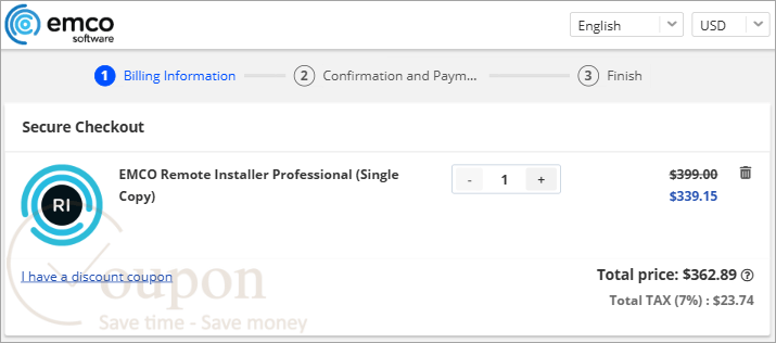 Emco Remote Installer Coupon Code