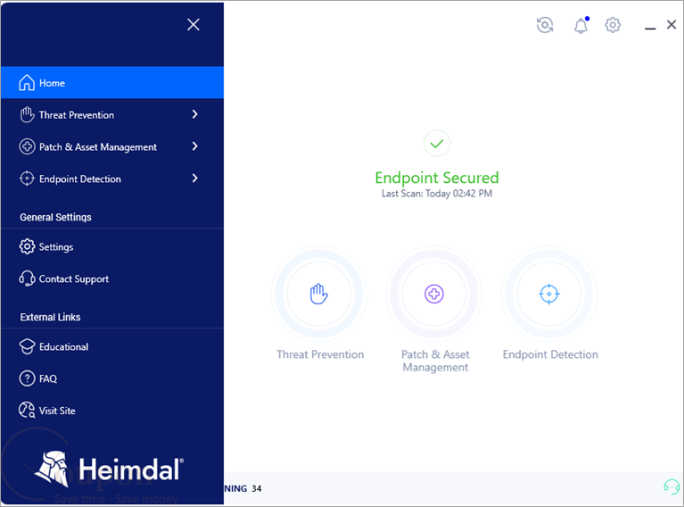 Heimdal Premium Security Screenshot