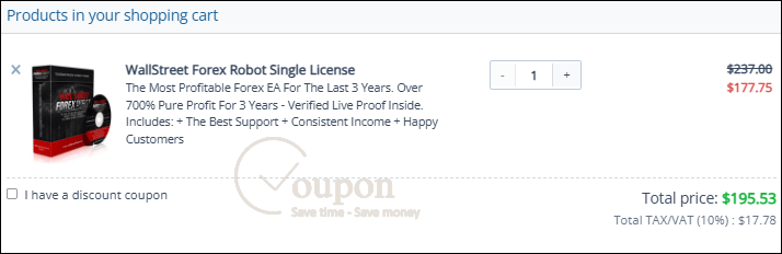 How To Use Wallstreet Forex Robot Coupon