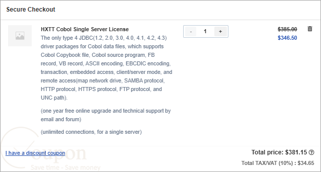 Hxtt Cobol Coupon Code
