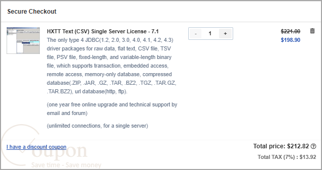 Hxtt Text Csv Coupon Code