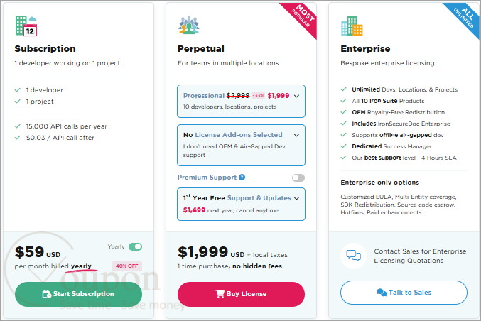 Ironpdf Coupon Code