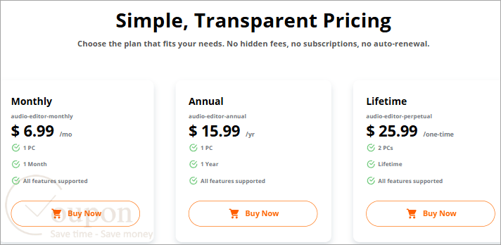 Kingshiper Audio Editor Coupon Code