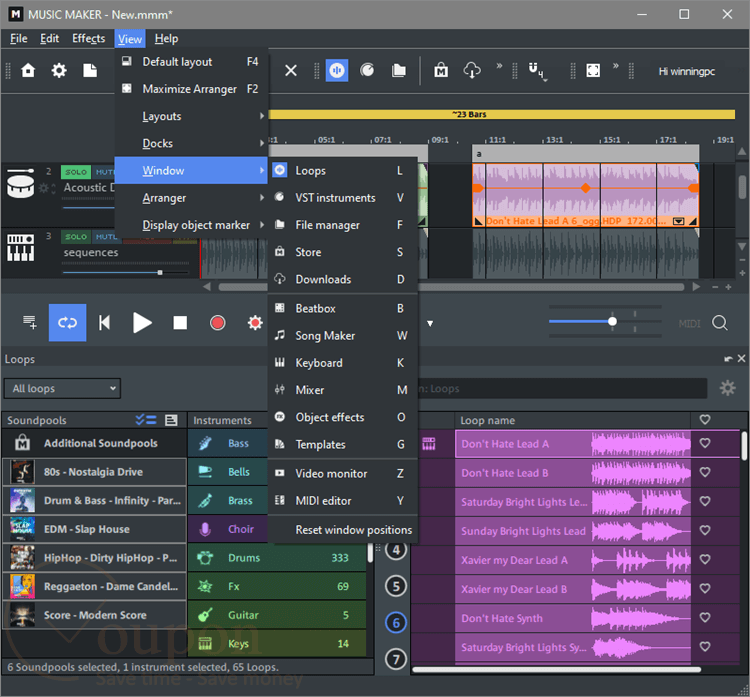 Magix Music Maker Screenshot