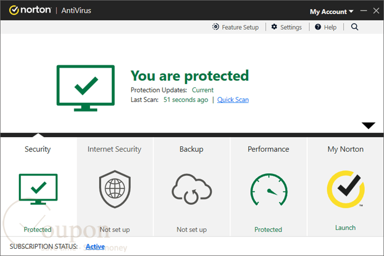Norton Antivirus Plus Screenshot