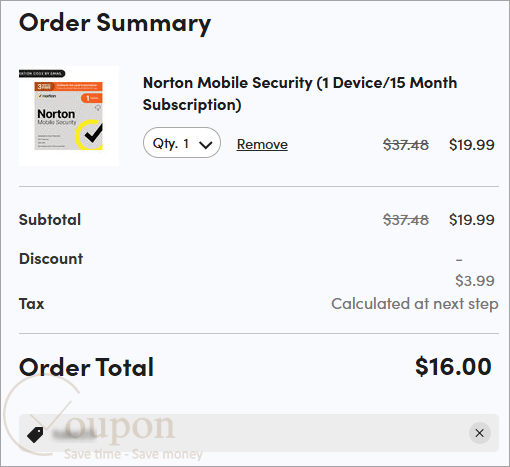 Norton Mobile Security Coupon Code