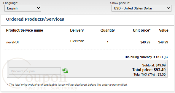 Novapdf Professional Coupon Code