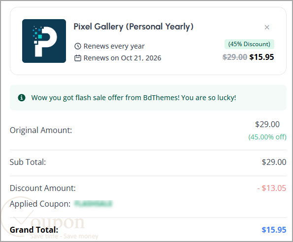 Pixel Gallery Coupon Code