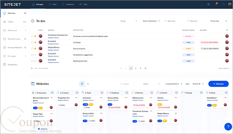 Sitejet Screenshot