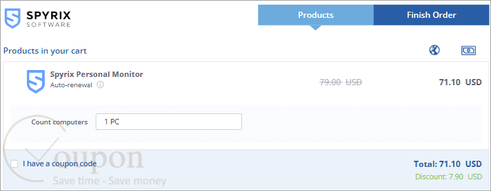 Spyrix Personal Monitor Coupon Code