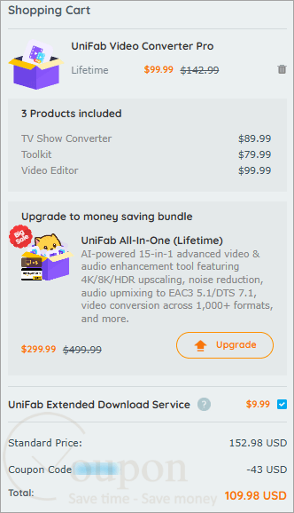 Unifab Video Converter Pro Coupon Code