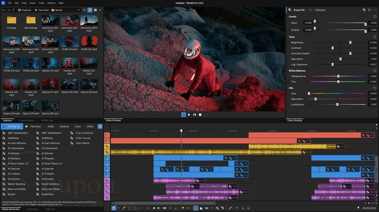 Vegas Pro Screenshot
