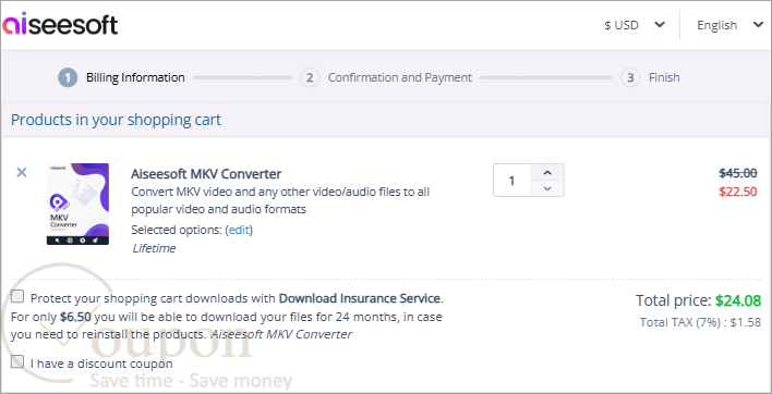 Aiseesoft Mkv Converter Coupon Code