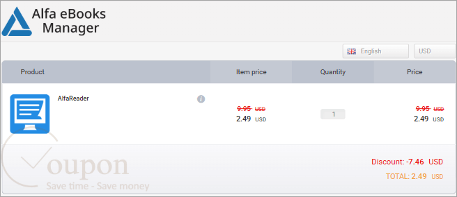 Alfareader Coupon Code