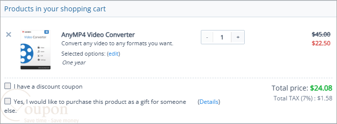 Anymp4 Video Converter Coupon Code