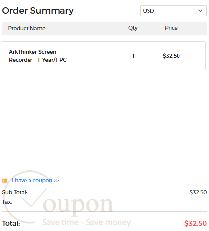 Arkthinker Screen Recorder Coupon Code