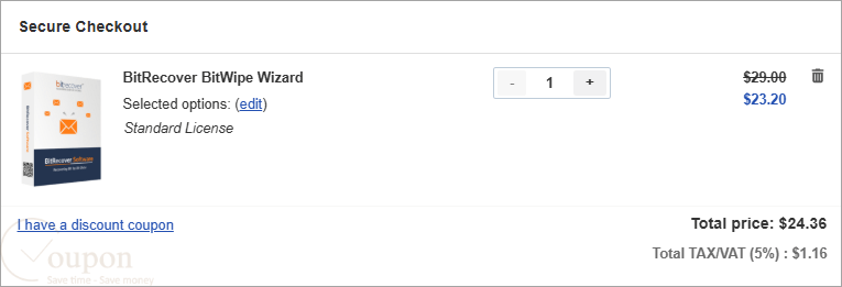 Bitrecover Bitwipe Wizard Coupon Code