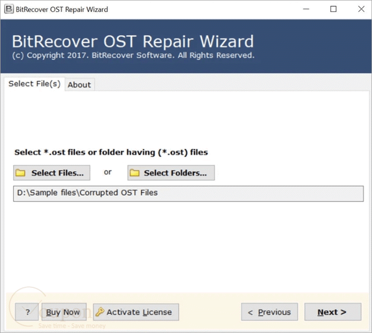 Bitrecover Ost Repair Screens