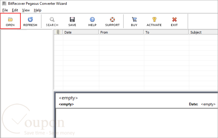 Bitrecover Pegasus Converter Wizard Screenshot