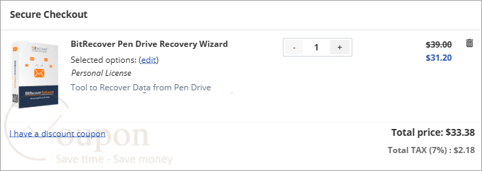 Bitrecover Pen Drive Recovery Wizard Coupon Code