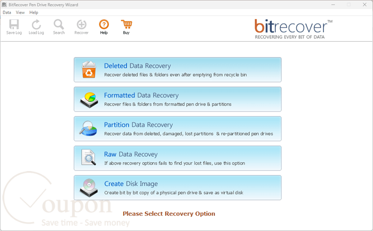 Bitrecover Pen Drive Recovery Wizard Screenshot