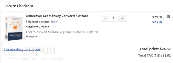 Bitrecover Seamonkey Converter Wizard Coupon Code