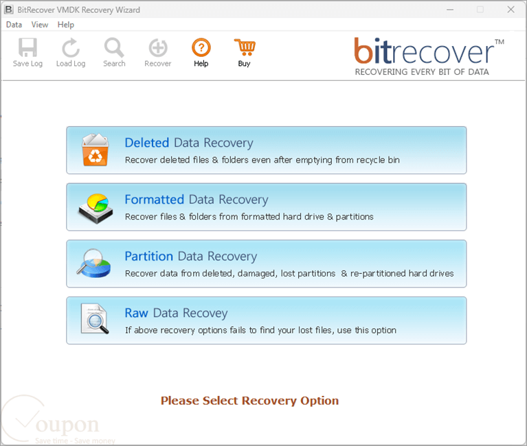 Bitrecover Vmdk Recovery Wizard Screenshot