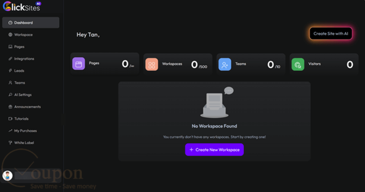 Clicksites Ai Screenshot 1