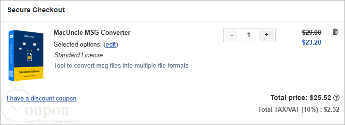 Macuncle Msg Converter Coupon Code