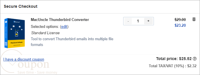 Macuncle Thunderbird Converter Coupon Code