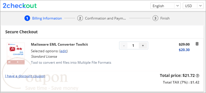 Mailsware Eml Converter Toolkit Coupon Code