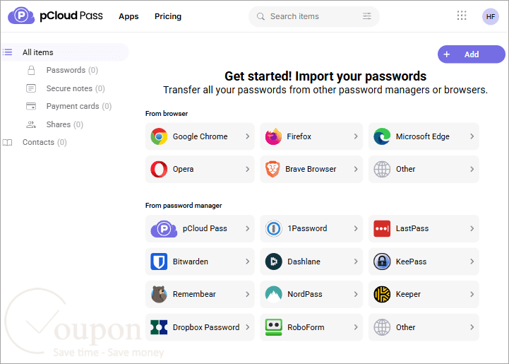 Pcloud Pass Screenshot