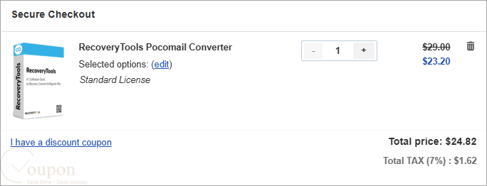 Recoverytools Pocomail Converter Coupon Code