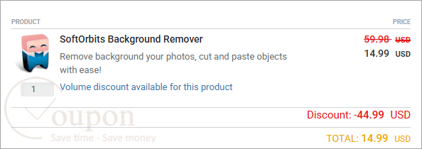 Softorbits Photo Background Remover Coupon Code