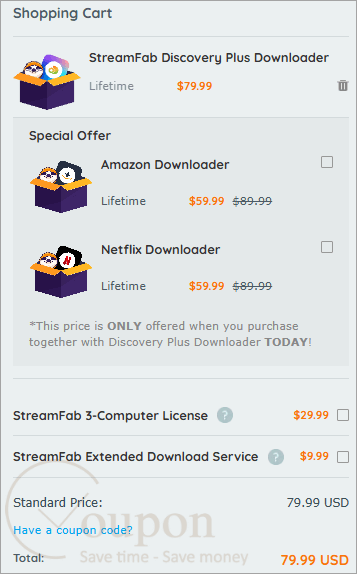 Streamfab Discovery Plus Downloader Coupon Code