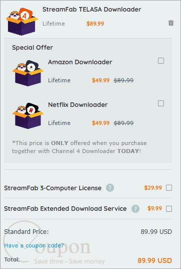 Streamfab Telasa Downloader Coupon Code