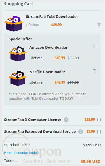 Streamfab Tubi Downloader Coupon Code
